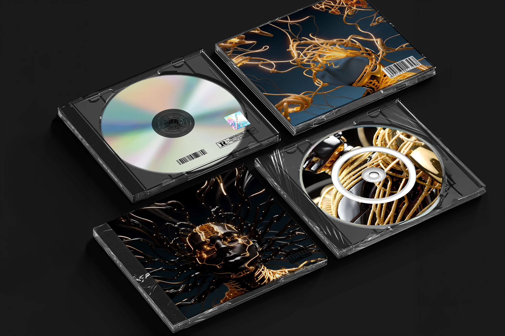 Music brand visual identity design by Nacer Ayad — freelance motion designer