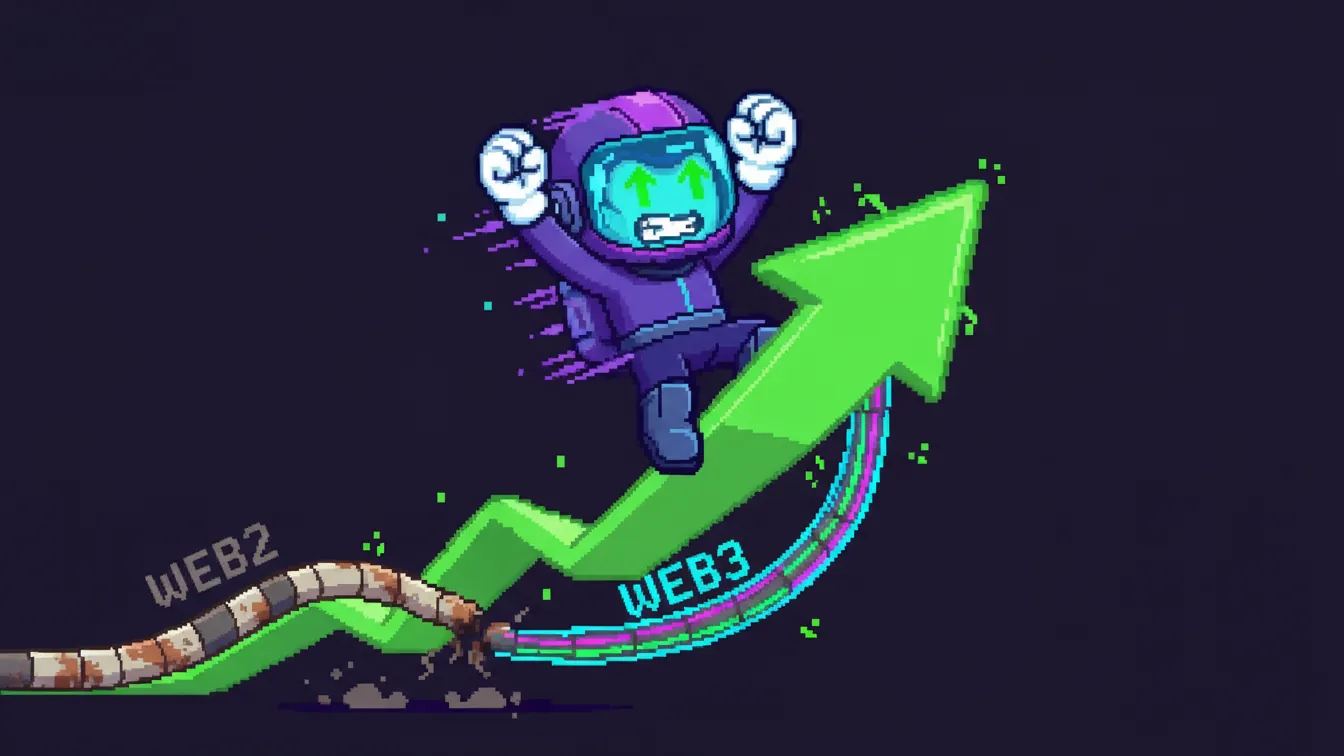 Frens Protocol mascot design variant by Nacer Ayad — freelance character animator